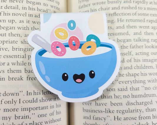 Cereal Magnetic Bookmark