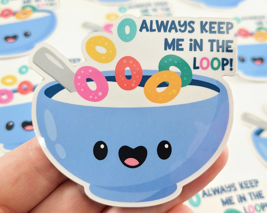Cereal Sticker