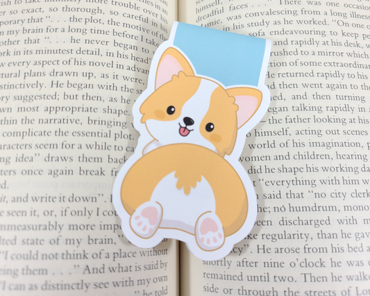 Corgi Bum Magnetic Bookmark