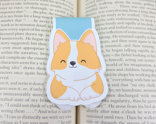 Corgi Magnetic Bookmark