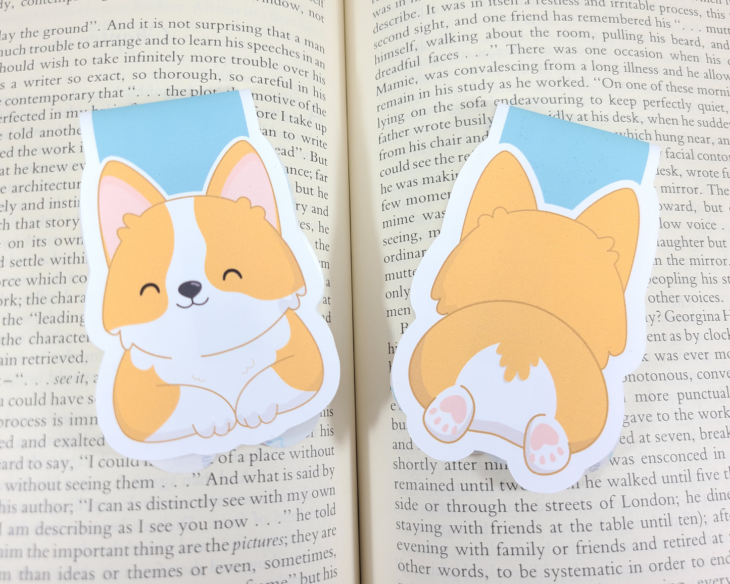 Corgi Magnetic Bookmark