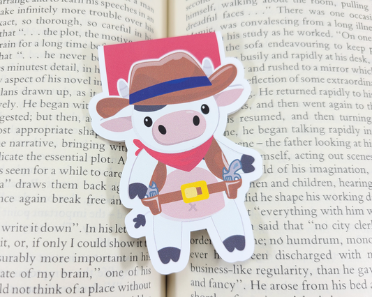Cowboy Magnetic Bookmark