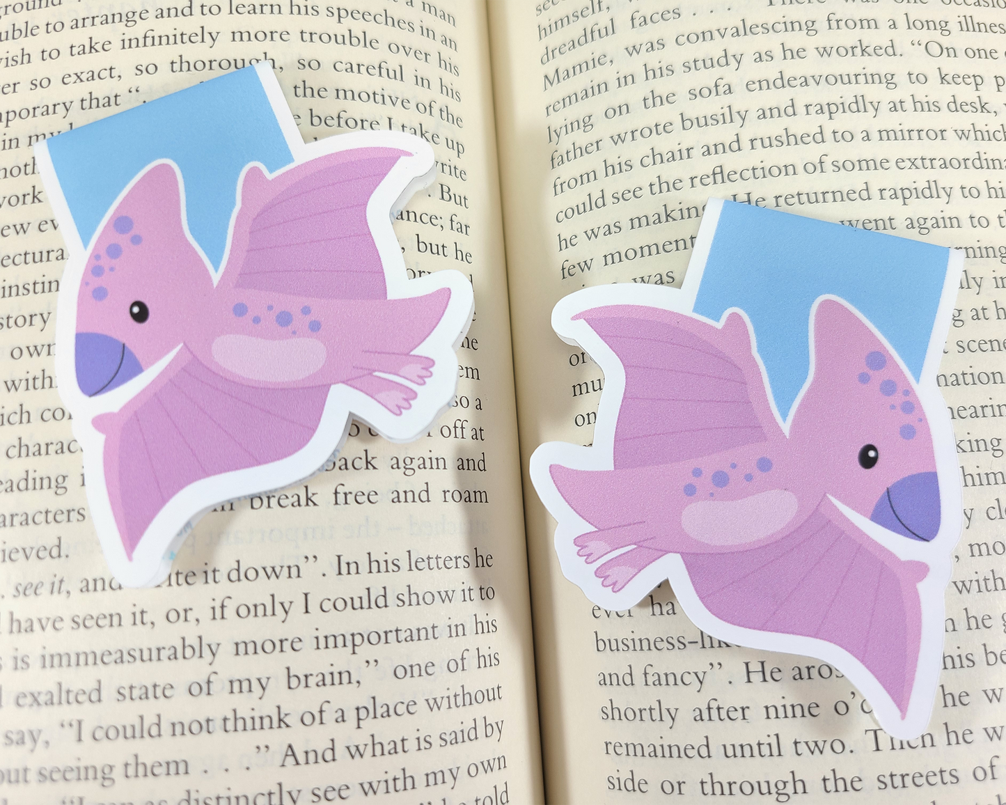 Dino Pterodactyl Magnetic Bookmark