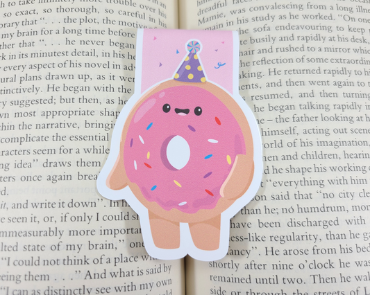 Donut Party Magnetic Bookmark