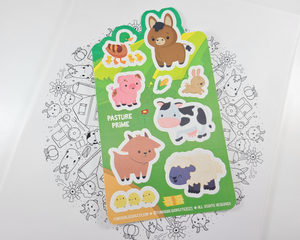 Farm Animals Sticker Sheet