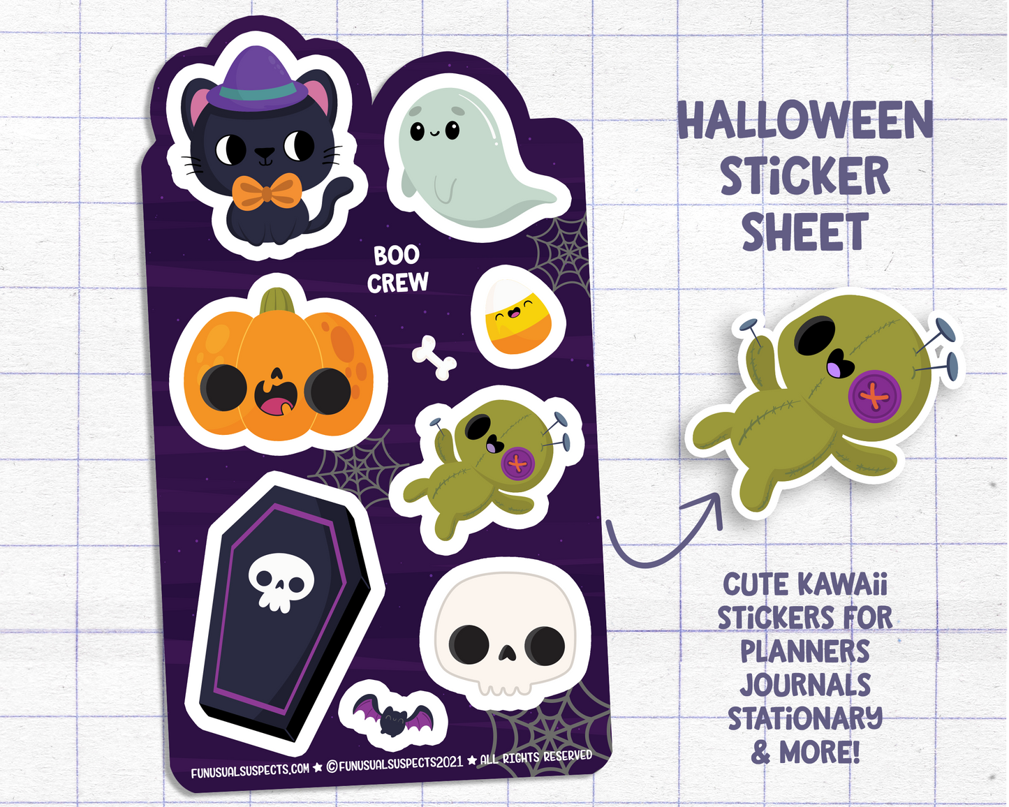 Halloween Sticker Sheet