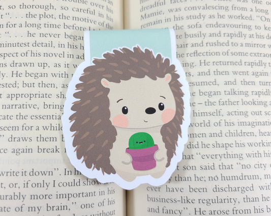 Hedgehog Magnetic Bookmark