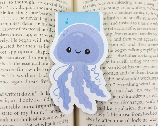 Jellyfish Magnetic Bookmark