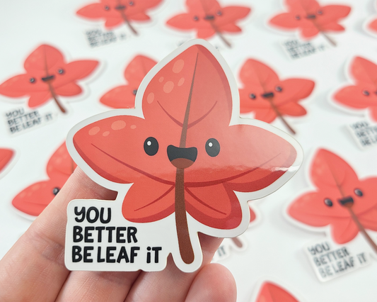 Maple Leaf Sticker