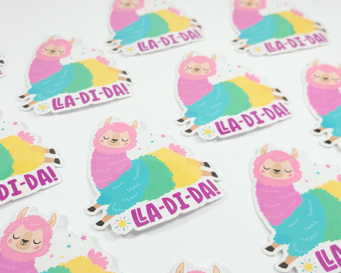 Llama Lla-Di-Da Sticker