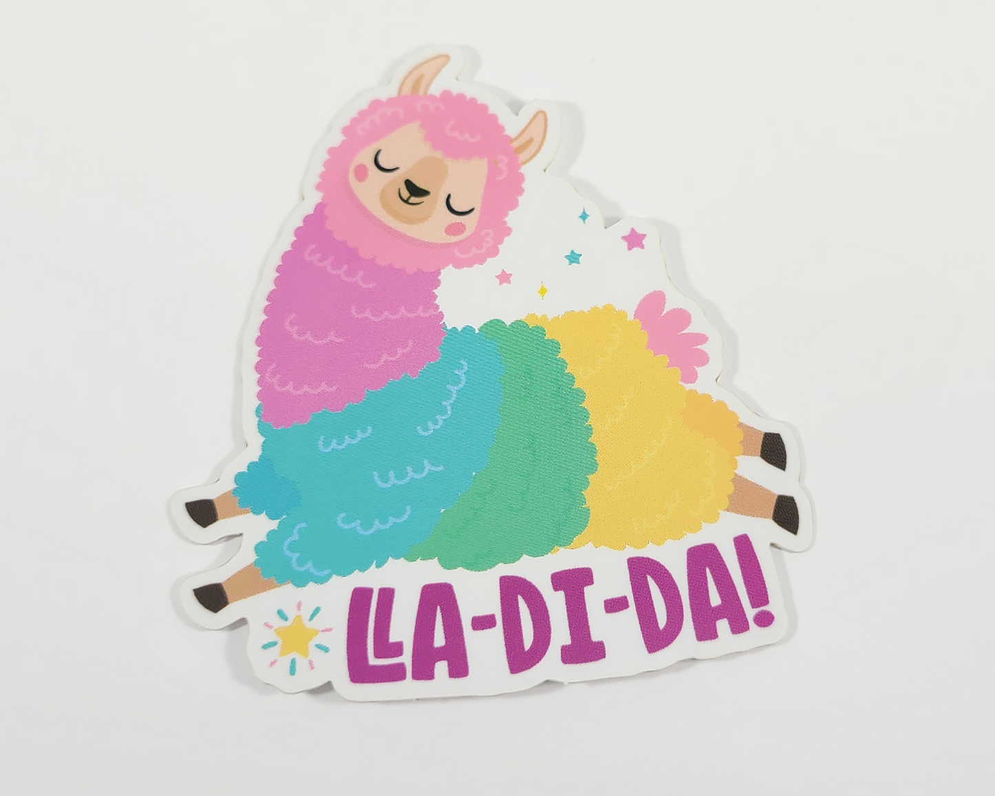 Llama Lla-Di-Da Sticker