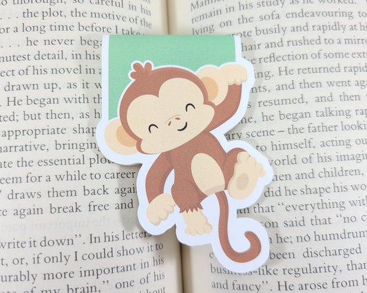 Monkey Magnetic Bookmark