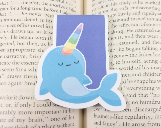 Narwhal Magnetic Bookmark