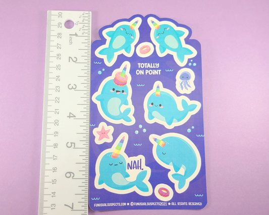 Narwhal Sticker Sheet