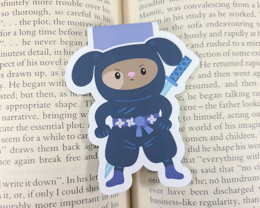 Ninja Dog Magnetic Bookmark