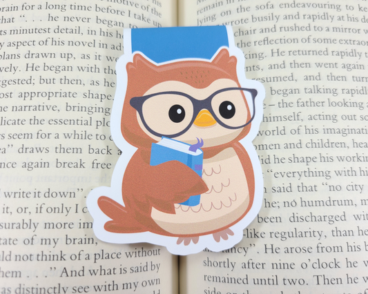 Owl Magnetic Bookmark