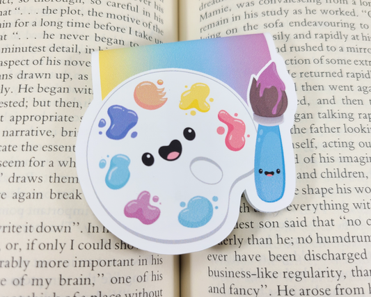 Paint Palette Magnetic Bookmark