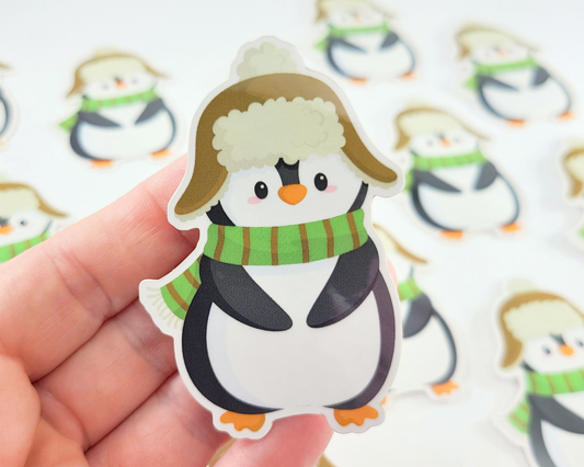 Penguin Winter Sticker