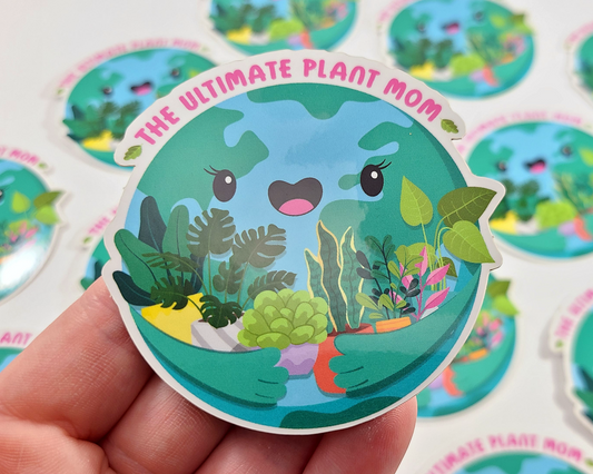 Plant Mom Sticker