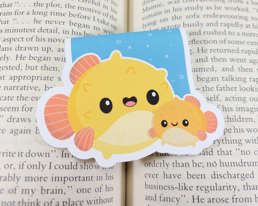 Pufferfish Magnetic Bookmark