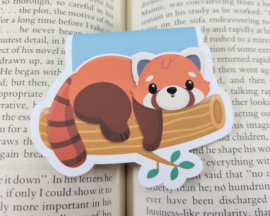 Red Panda Magnetic Bookmark