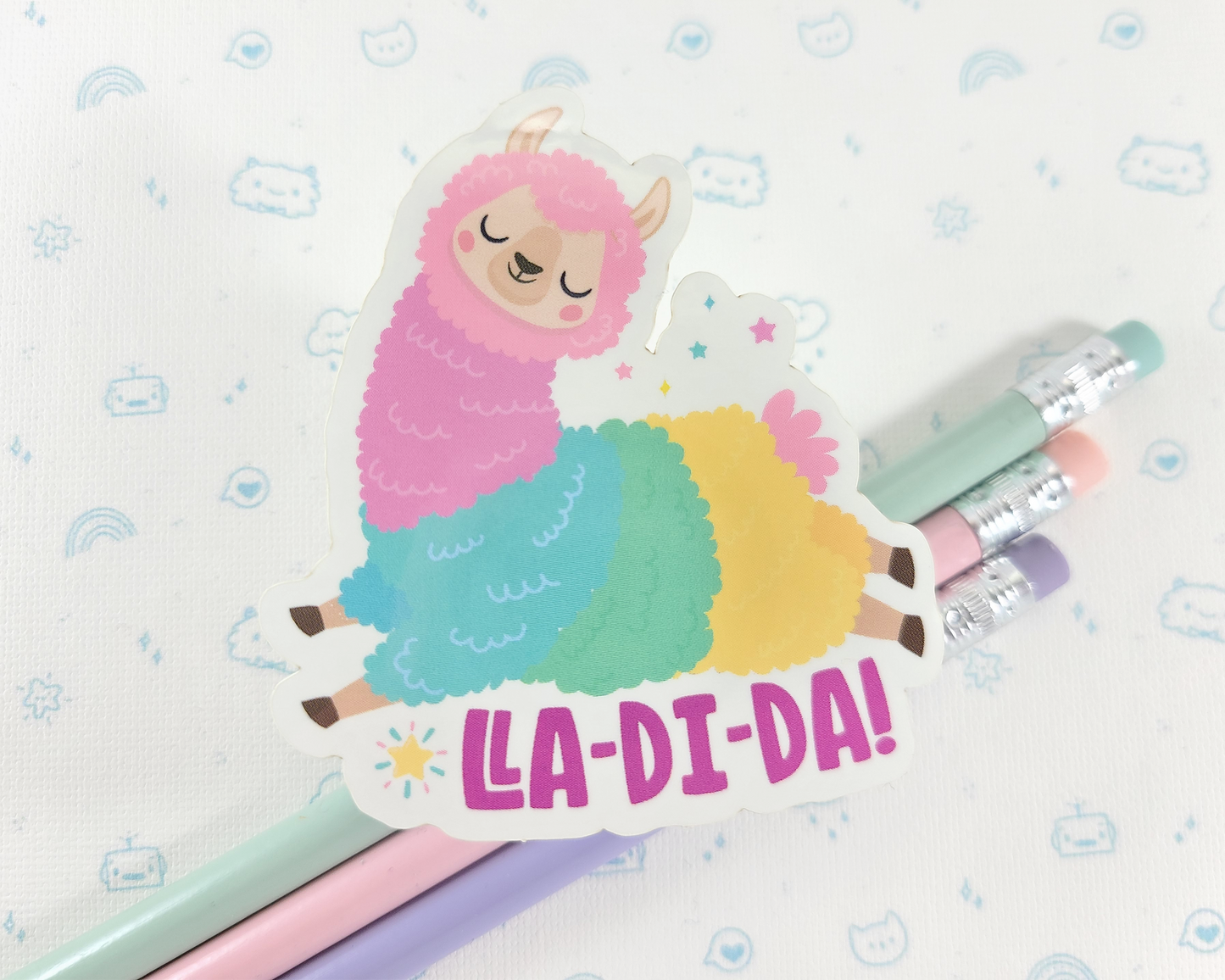 Llama Lla-Di-Da Sticker