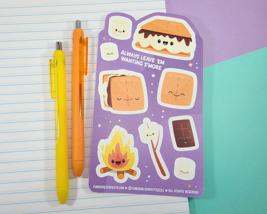 S'mores Sticker Sheet
