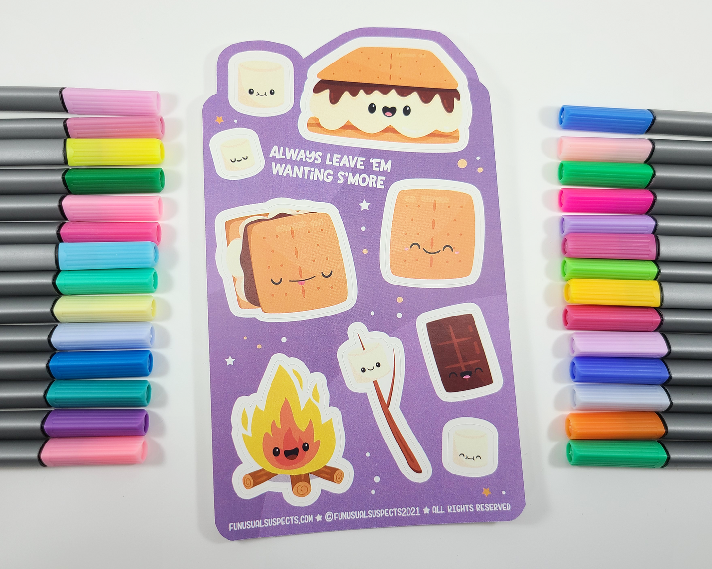 S'mores Sticker Sheet