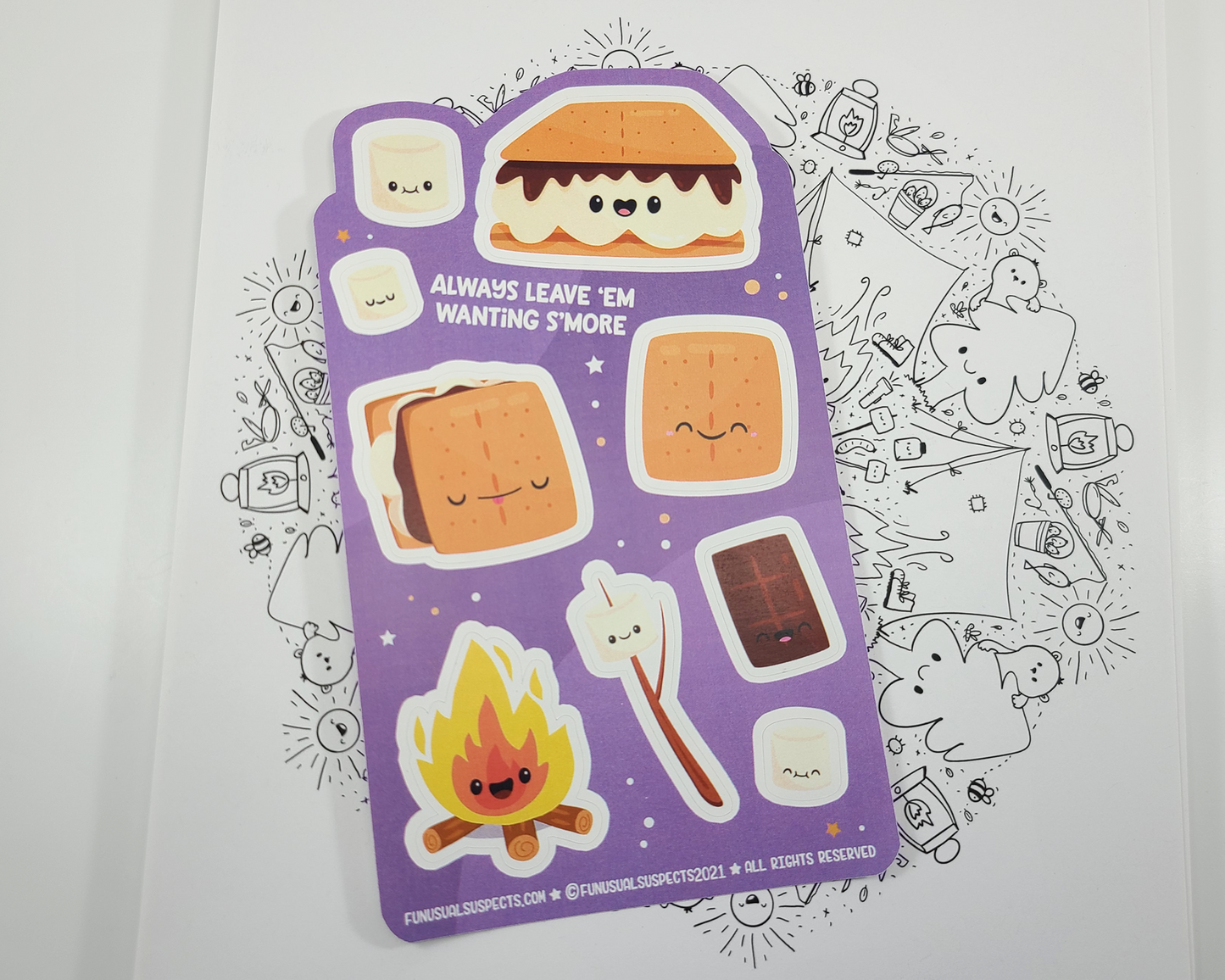 S'mores Sticker Sheet