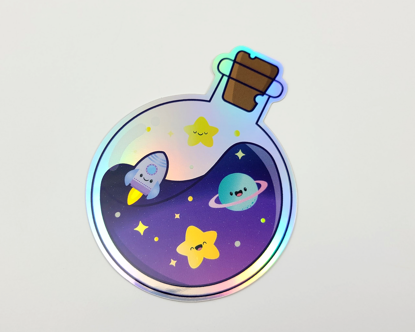 Holographic Space Sticker