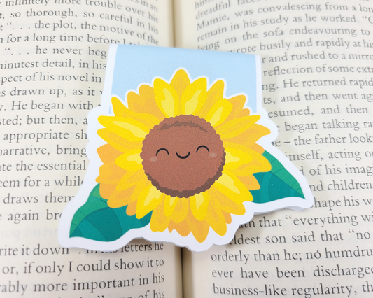 Sunflower Magnetic Bookmark