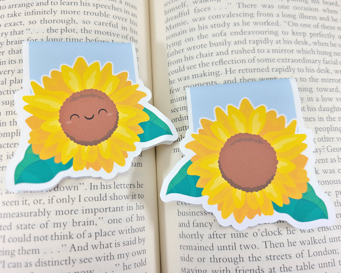 Sunflower Magnetic Bookmark