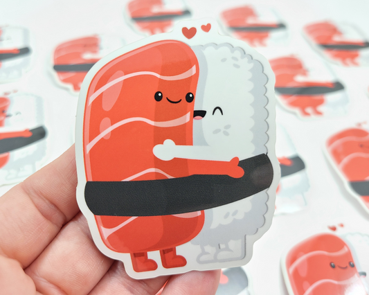 Sushi Hug Sticker