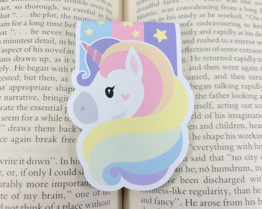 Unicorn Magnetic Bookmark