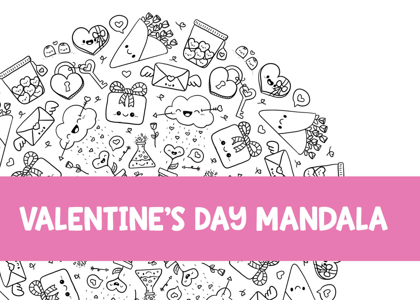 Valentine's Coloring Page