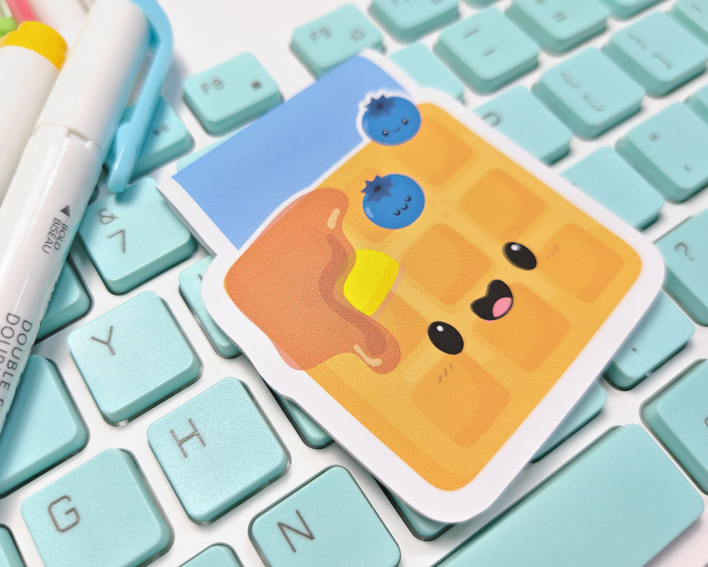 Waffle Magnetic Bookmark