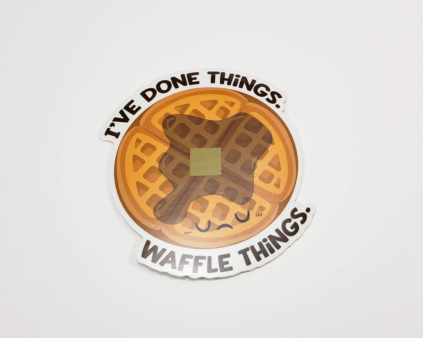 Waffle Things Sticker