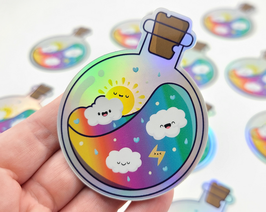 Holographic Weather Sticker