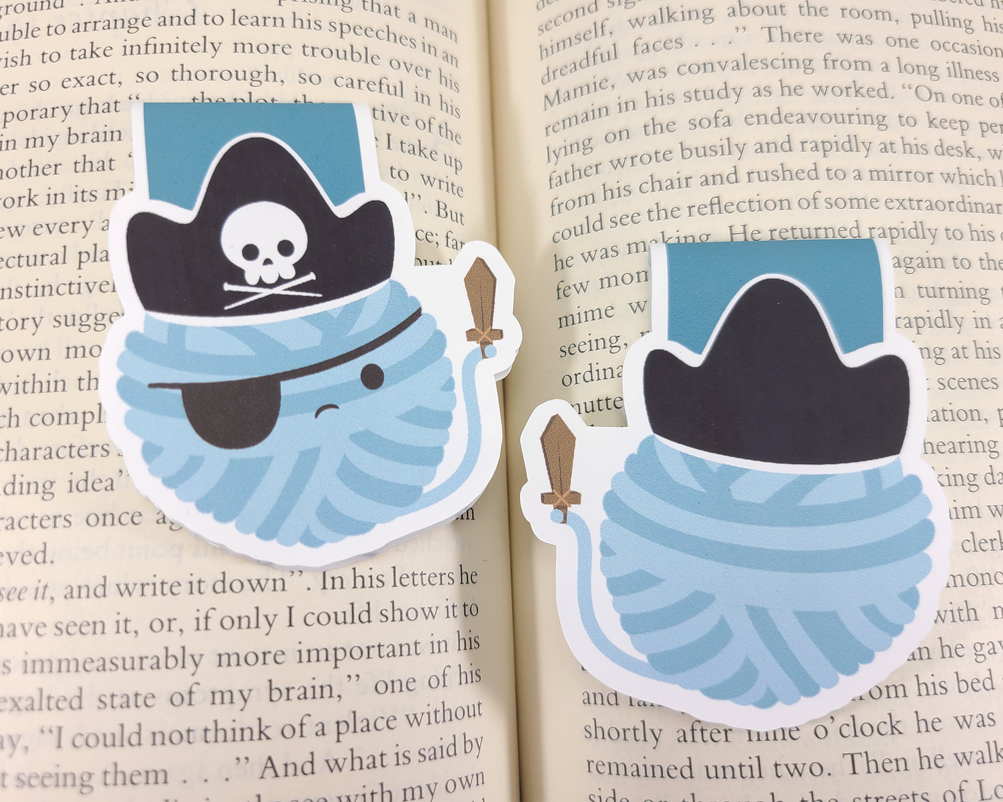 Yarn Pirate Magnetic Bookmark