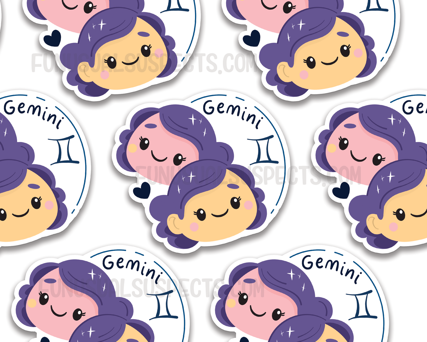 Zodiac Gemini Sticker
