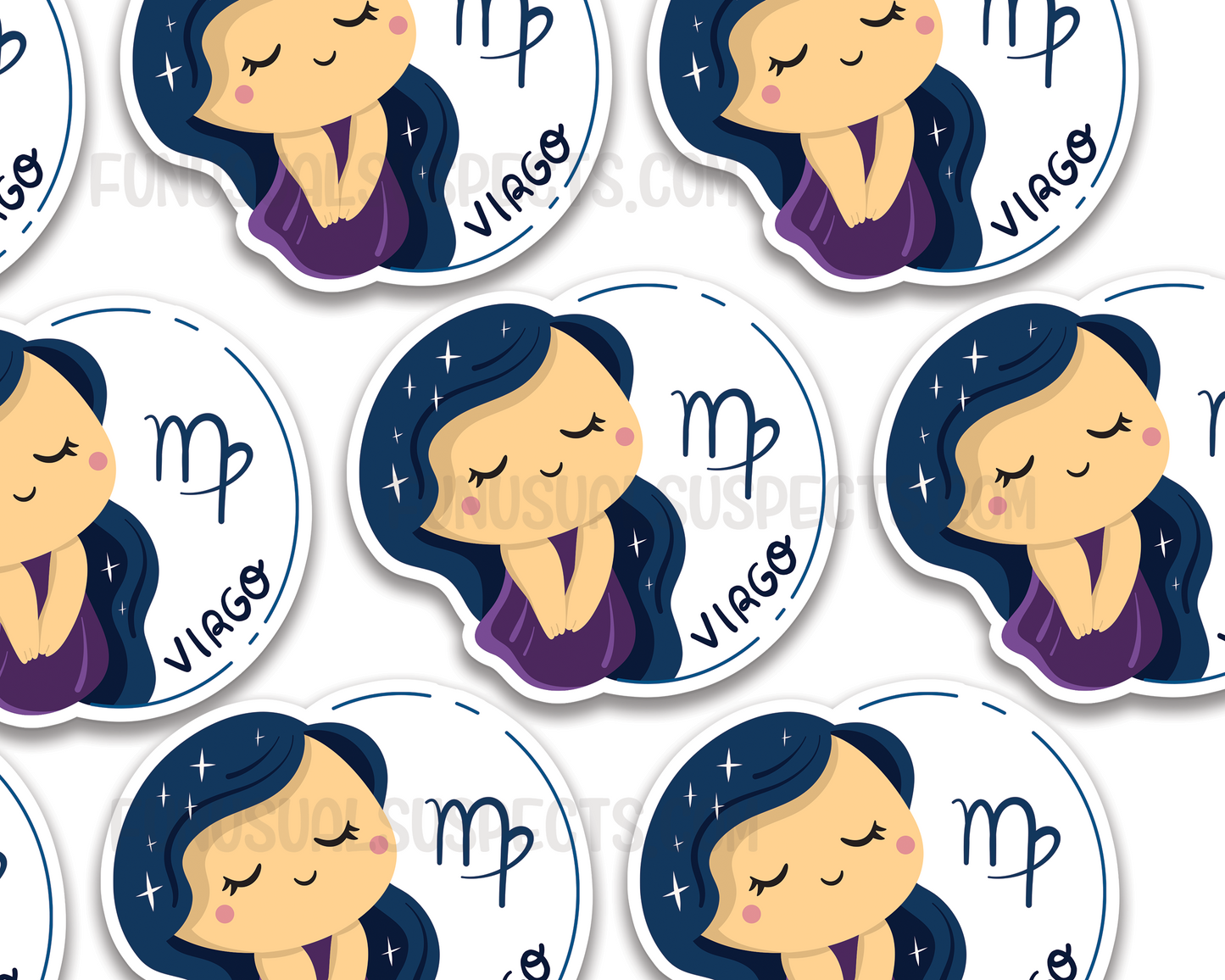 Zodiac Virgo Sticker