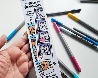 Silly Snapshots Mini Coloring Book