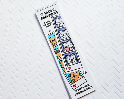 Silly Snapshots Mini Coloring Book