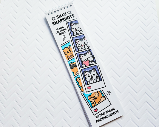 Silly Snapshots Mini Coloring Book