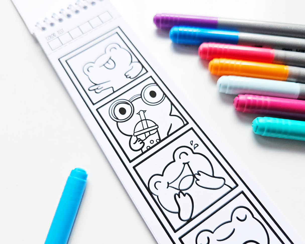 Silly Snapshots Mini Coloring Book