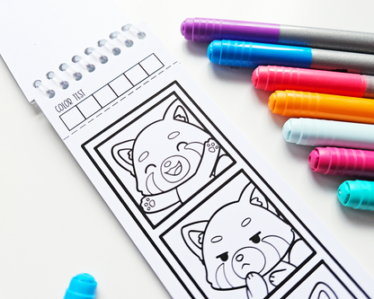 Silly Snapshots Mini Coloring Book
