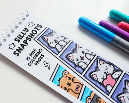Silly Snapshots Mini Coloring Book