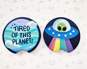 Alien Car Coasters