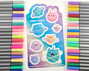 Animal Planet Sticker Sheet