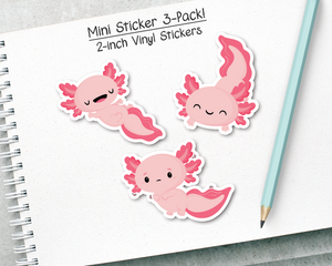 Axolotl - Mini Sticker Pack